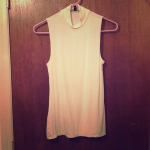 Mock neck blouse
